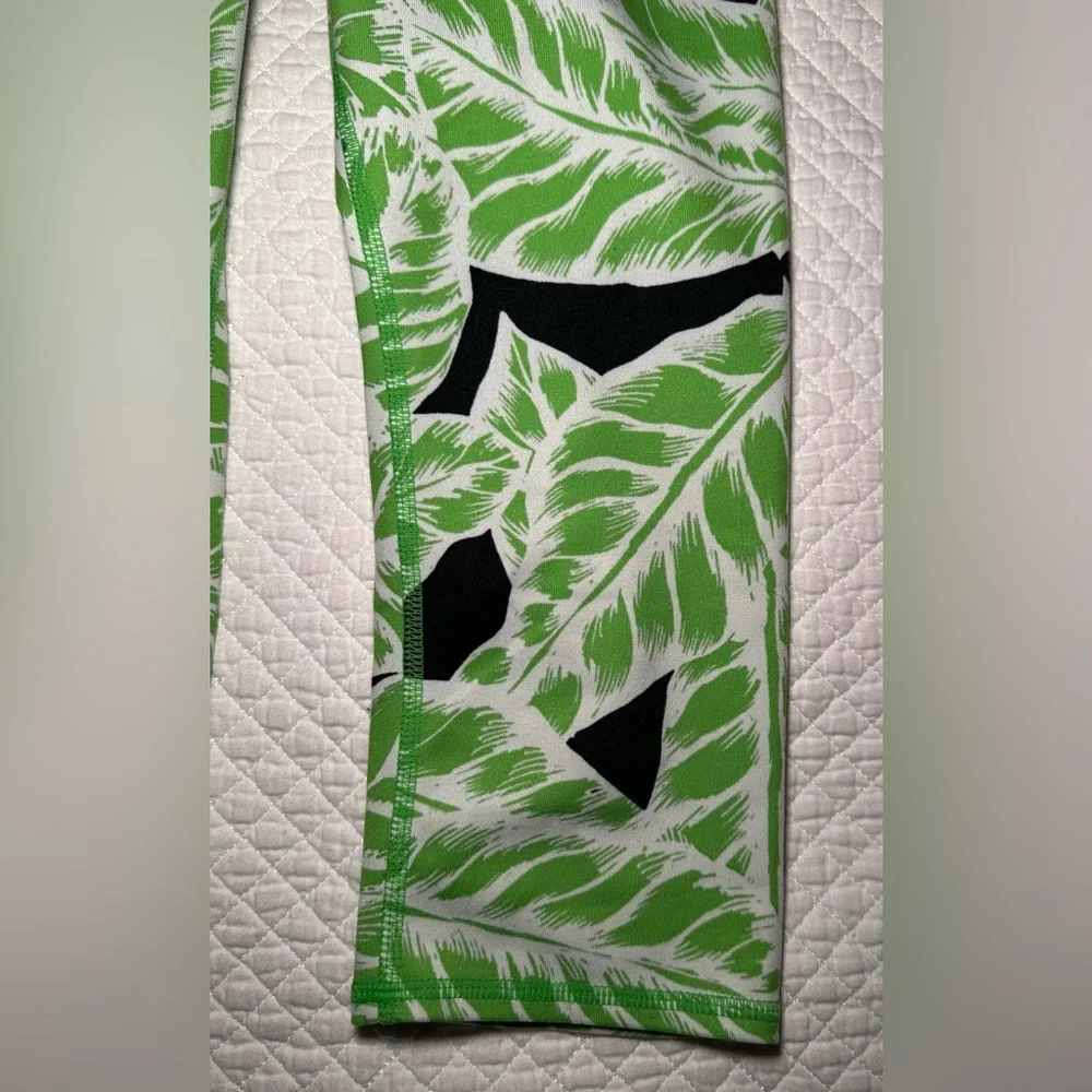 ALO Yoga Palm Printed Cropped Leggings SZ XS
